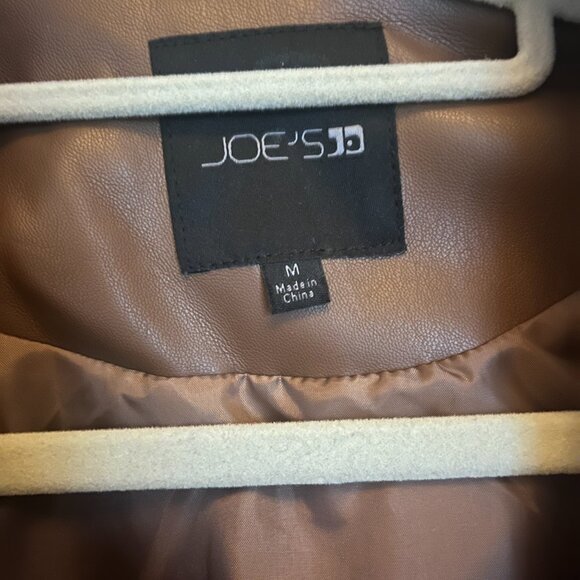 Joe's Jeans Faux Carmel/Camel Jacket M EUC - Picture 5 of 5